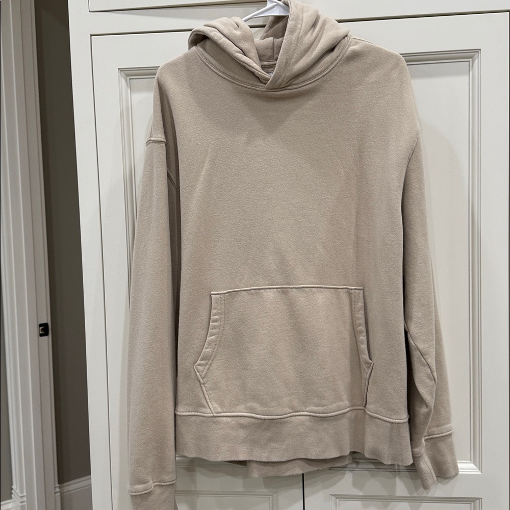 Old Navy Rotation Popover Hoodie Fleece Lined size XL Unisex color: Stone